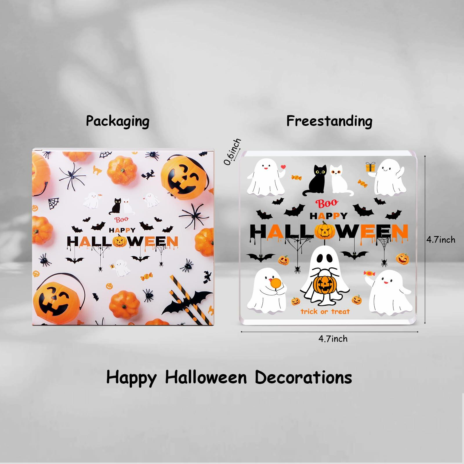 DIFFUNY Cute Halloween Ghost Table Decorations Medium Indoor Decor