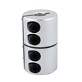 TA-VIGOR 8mm to 8mm Shaft Coupling D25xL40mm Aluminum Alloy Rigid Coupler