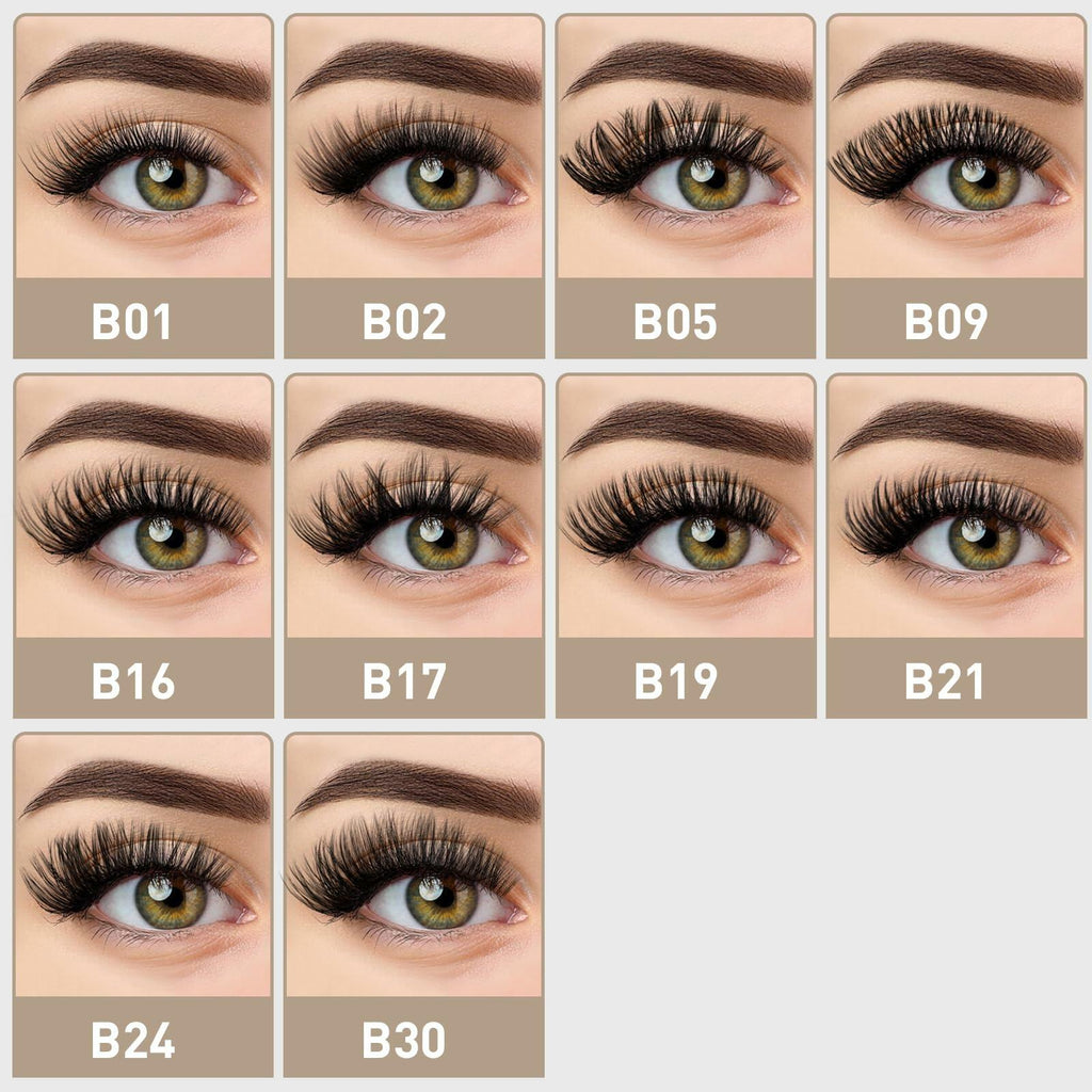 B&Qaugen DIY Lash Extension Kit B11 Individual Clusters Glue Remover