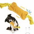 BENTOPAL Interactive Squeaky Dog Bone Toy Motion Activated Small Puppy