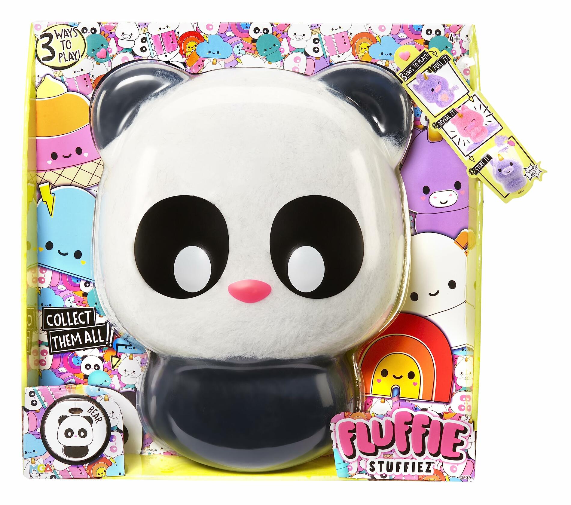 Fluffie Stuffiez Panda Large Plush 11" Ultra Soft Fluff Collectible
