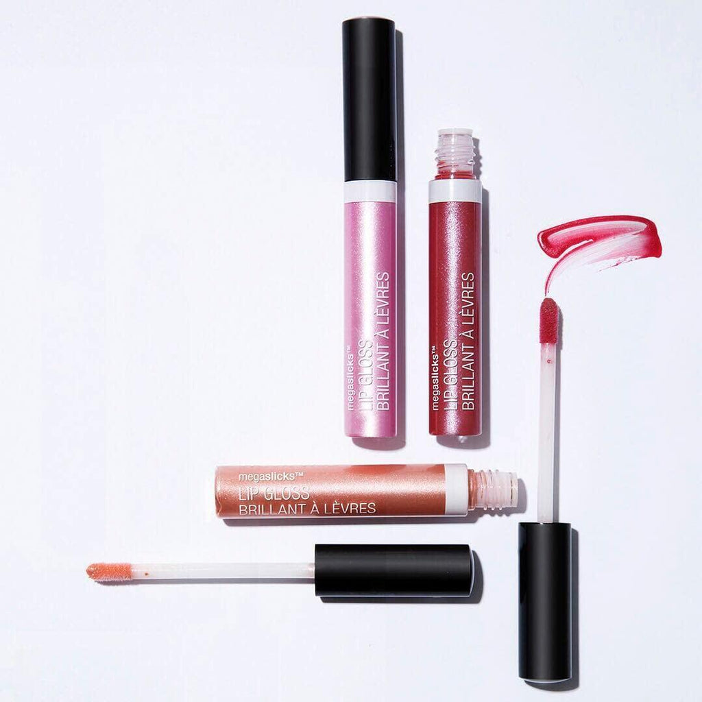wet n wild MegaSlicks Lip Gloss Ultra-Glossy Vitamin E Crushed Grapes 0.19oz