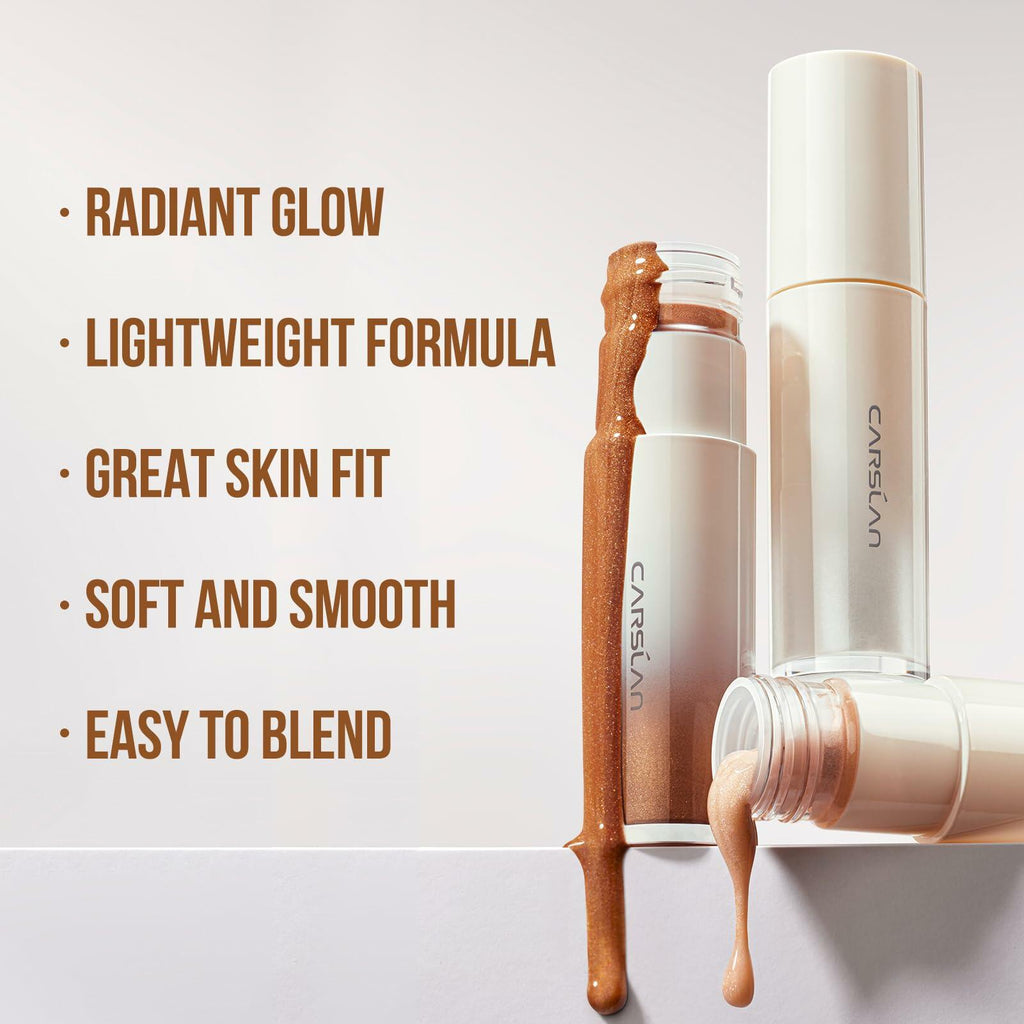 CARSLAN 3D Liquid Highlighter Stick Face Illuminator 03 Bronze Cold