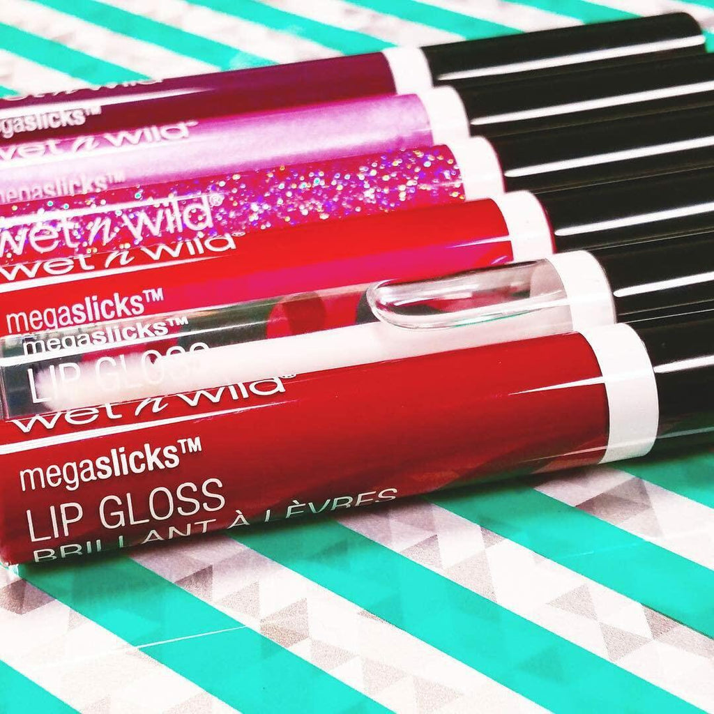 wet n wild MegaSlicks Lip Gloss Ultra-Glossy Vitamin E Crushed Grapes 0.19oz