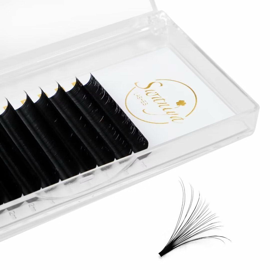 SWANIYA Lash Extensions 0.05 Thickness D Curl 8-15mm Mix Volume Black