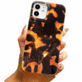 buccilly iPhone 12/12 Pro TPU Shockproof Case Brown Tortoise Shell