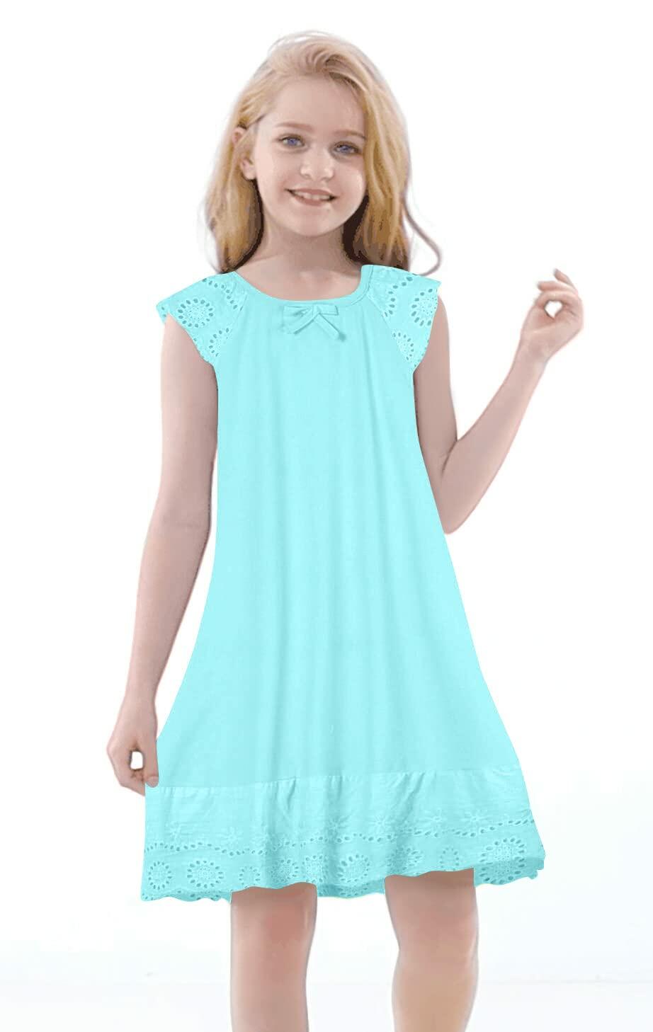 Thanksgiving Girls Nightgown Orange Turkey Print Sleepwear Size 7-8