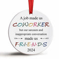 BEST Canvas Wall Art Funny Christmas Ornaments 2023 Gifts for Coworkers