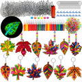 Ayhuhra Valentine Monster Suncatchers Craft DIY Kit 28 Sets