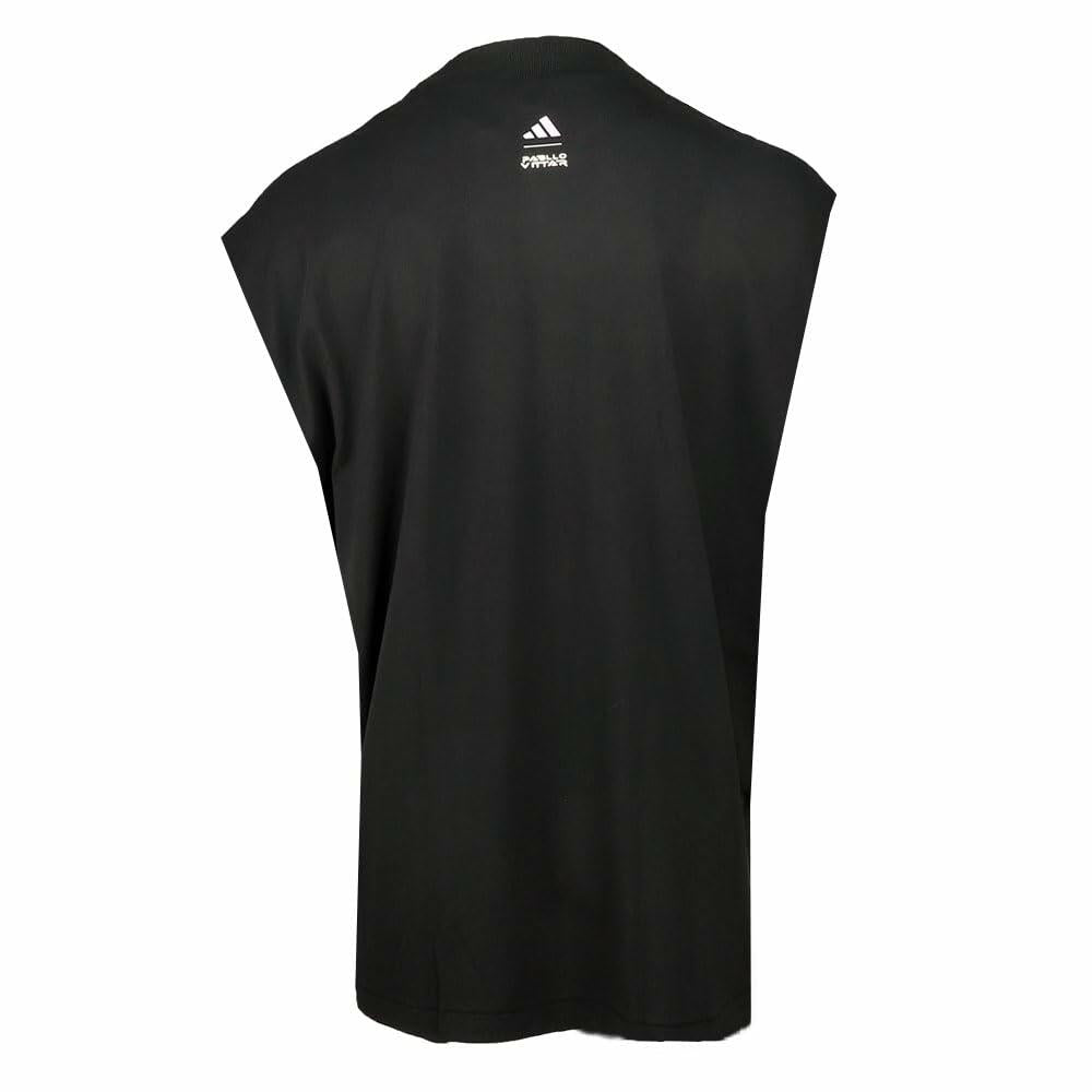 adidas Men's Pride Graphic Crop Tank Top Black Size S