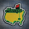 Golf Master Embroidered Patch Iron On Sew On 3 Inch for Caps Bags Hats