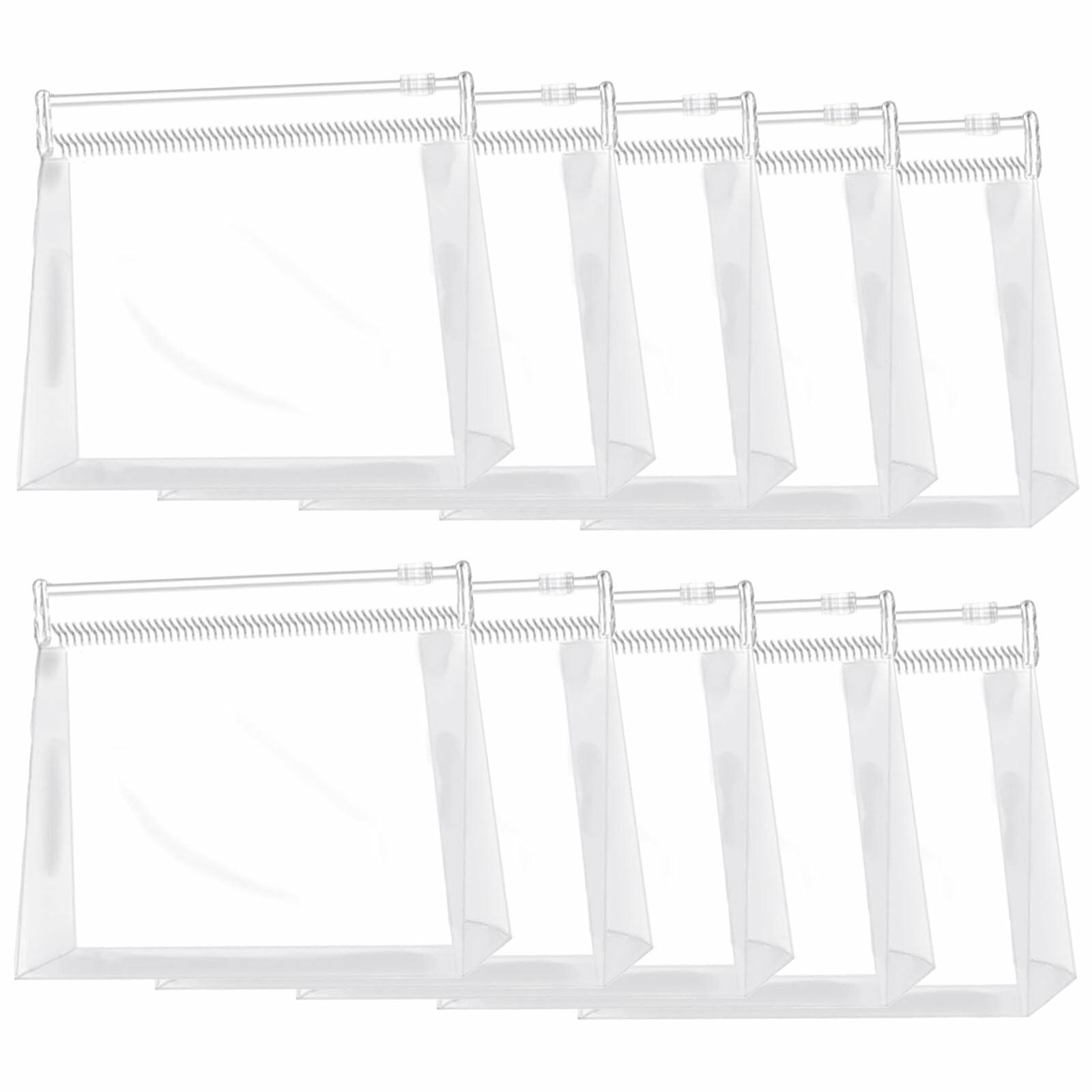 PIYIENR Clear Makeup Bag Set 5 Pcs Large PVC Waterproof Transparent Organizer
