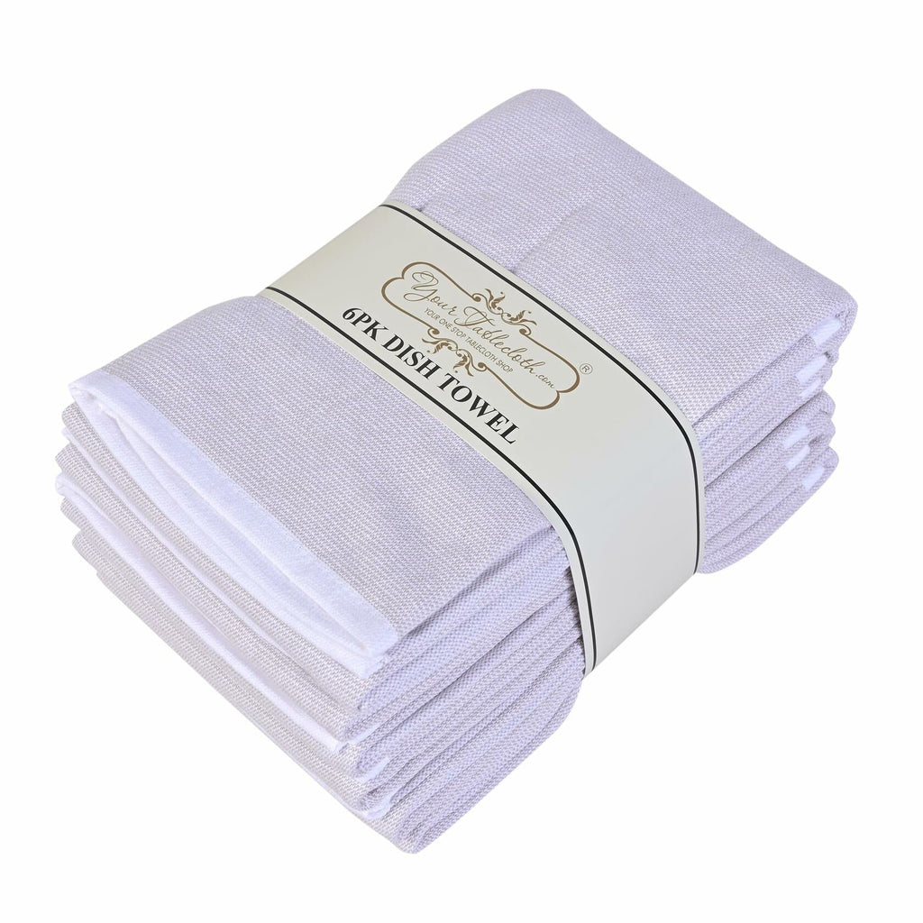 Yourtablecloth Dishtowels Set of 5 Nautical Blue Cotton Kitchen Towels