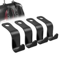 Flymic Car Seat Headrest Hooks 4 Pack Universal Black Durable Organizer
