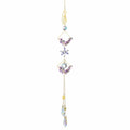 Venusorn Natural Crystal Flower Chains Purple - Window Décor Sun Catchers
