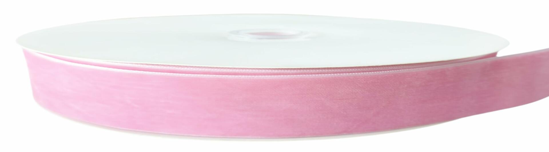Abbaoww Pink Velvet Ribbon 5/8 Inch Single Face 25 Yards Craft DIY