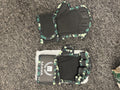 MAVA Padded Weight Lifting Gloves with Wrist Support Fingerless Black, Small