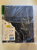 [Like New] Five Star 5-Subject Spiral Notebook College Ruled 8.5x11 Black 200 Sheets