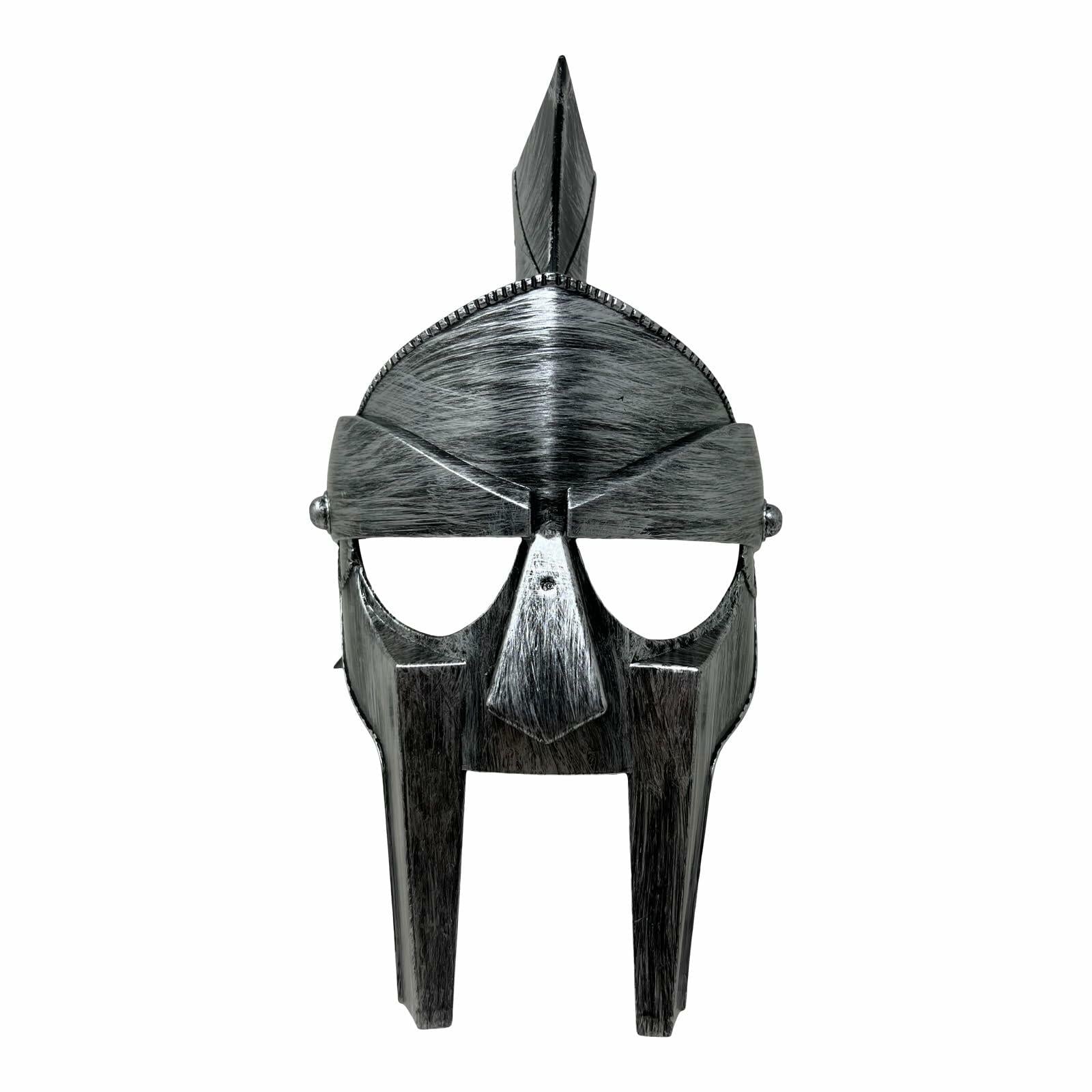 Cosmic Chameleon Spartan Helmet Men's Silver Medieval Armour King Leonidas