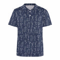 Golfer Hawaiian Women's Polo Golf Shirt Moisture Wicking Size Large