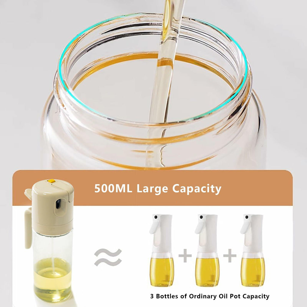 REDANT 2-in-1 Olive Oil Sprayer Kitchen Dispenser Grey 500ml