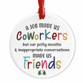 CHOANG Ceramic Christmas Ornament Coworker Gift Office Xmas Tree Decor