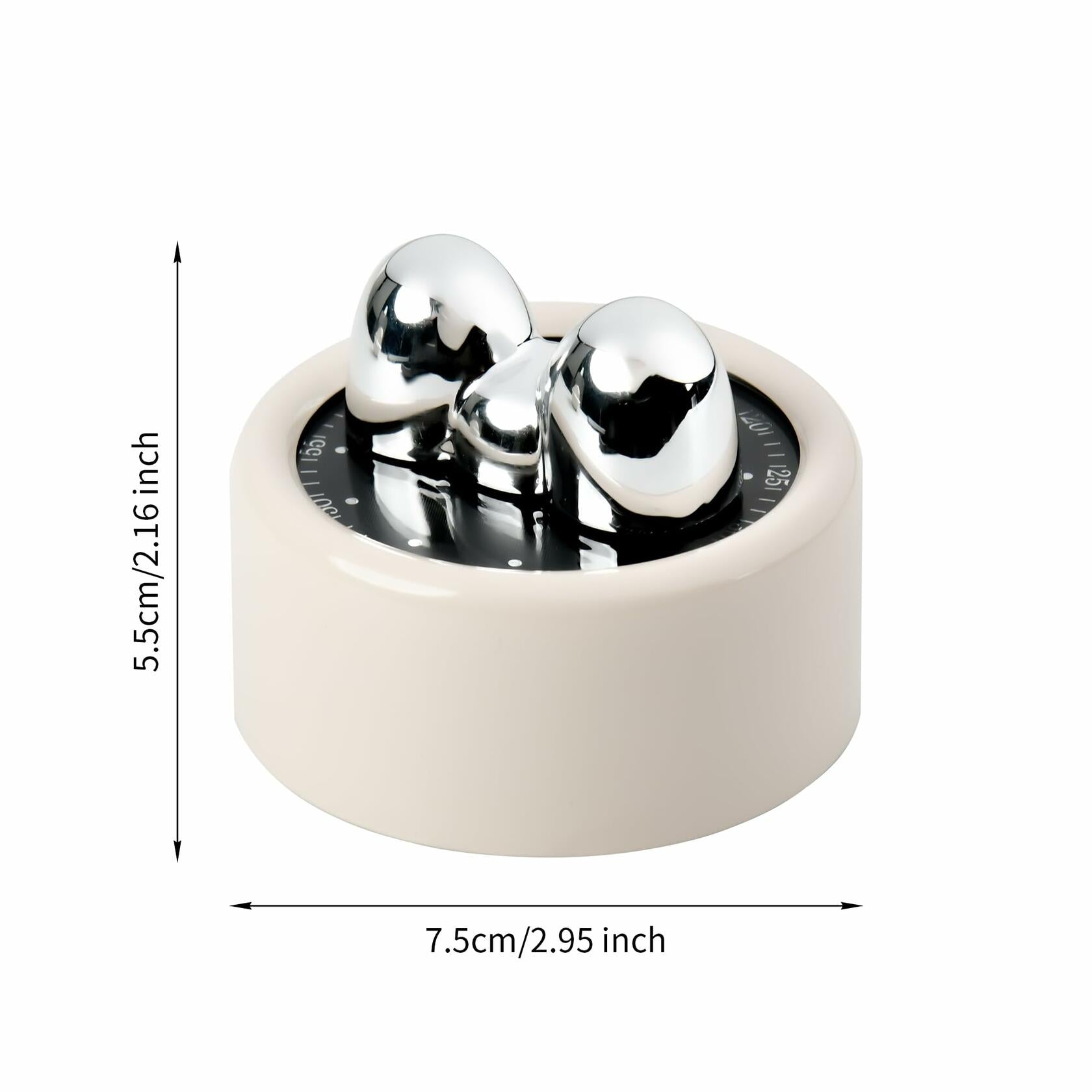 HOHOLEU 60-Minute Visual Mechanical Timer for Cooking Classroom Baking 1 pcs