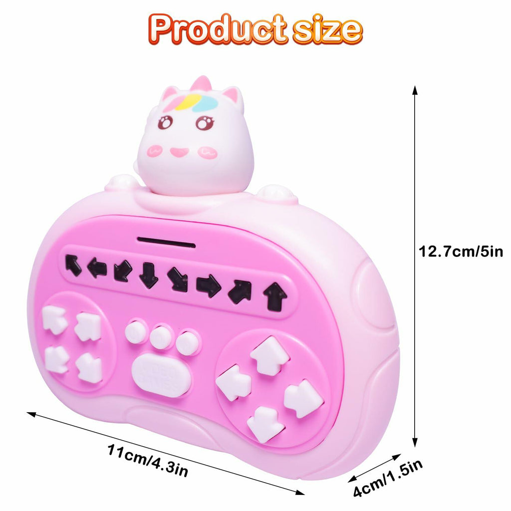 Hand-Held Rhythm Master Dance Machine Educational Toy for Kids 3-12 Pony