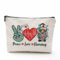 LOONELO Nurses Week Makeup Bag Thank You Nurse Zipper Cosmetic Work Gift