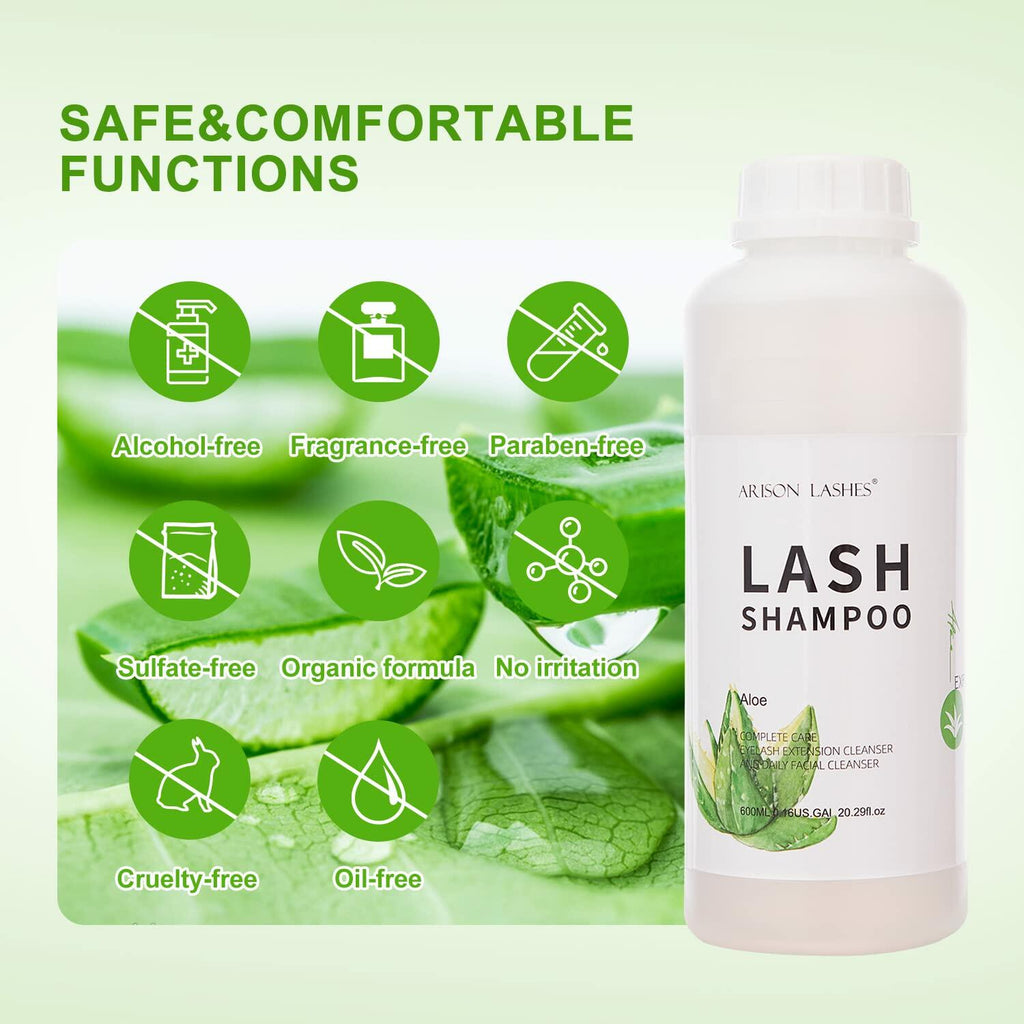 ARISON LASHES Lash Shampoo 150ml Eyelash Extension Cleanser Foaming