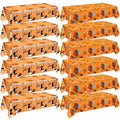 Mindsoft Basketball Tablecloths Disposable Plastic 54x108 Inches 12 Pcs