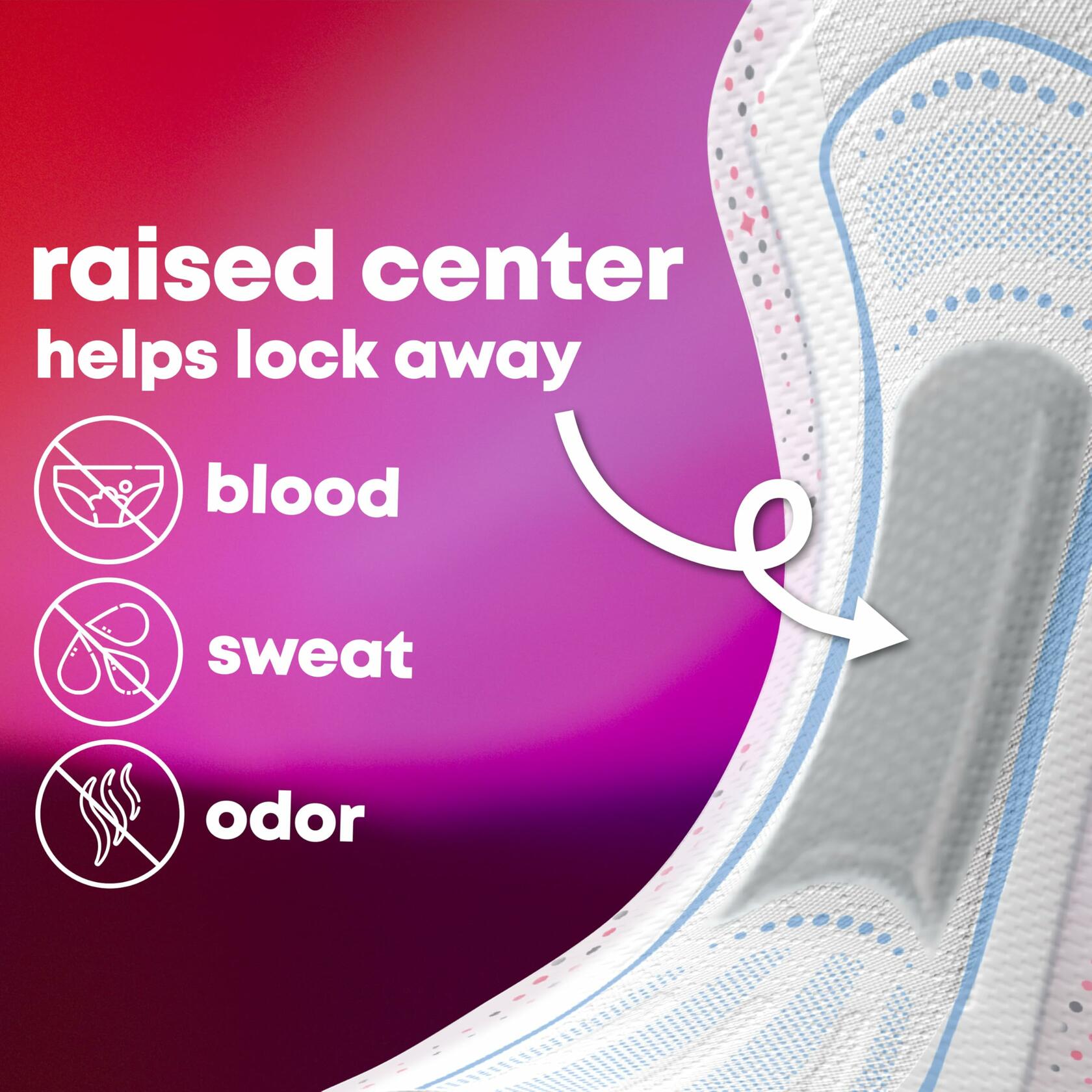 U by Kotex Balance Teen Ultra Thin Pads Heavy Absorbency 28 Count