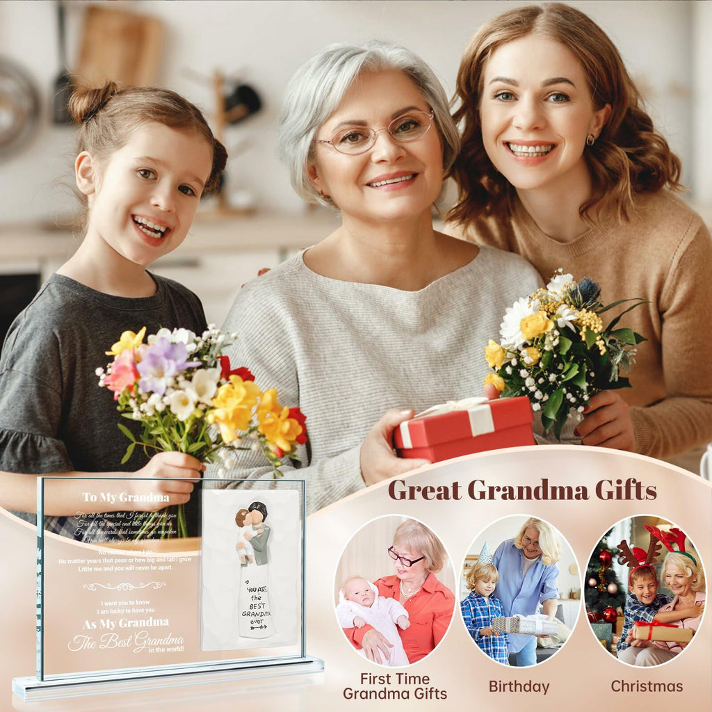 Mom Gifts from Daughter Crystal Keepsake Plaque Unique Mothers Day Gift