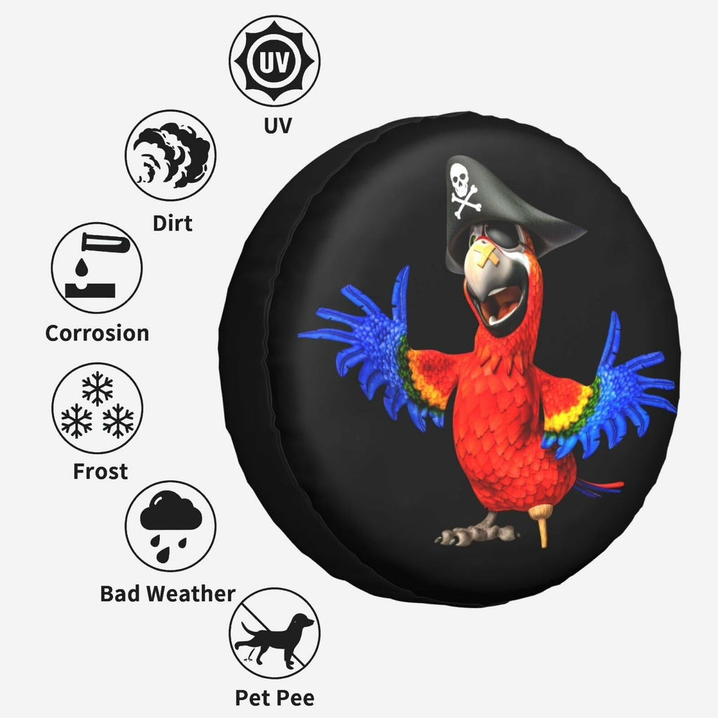 America Eagle Tire Cover Weatherproof Dustproof Universal Fit 17 Inch