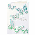 Crisky 25 Pack Religious Sympathy Cards White Flower Scripture 4 Assortments