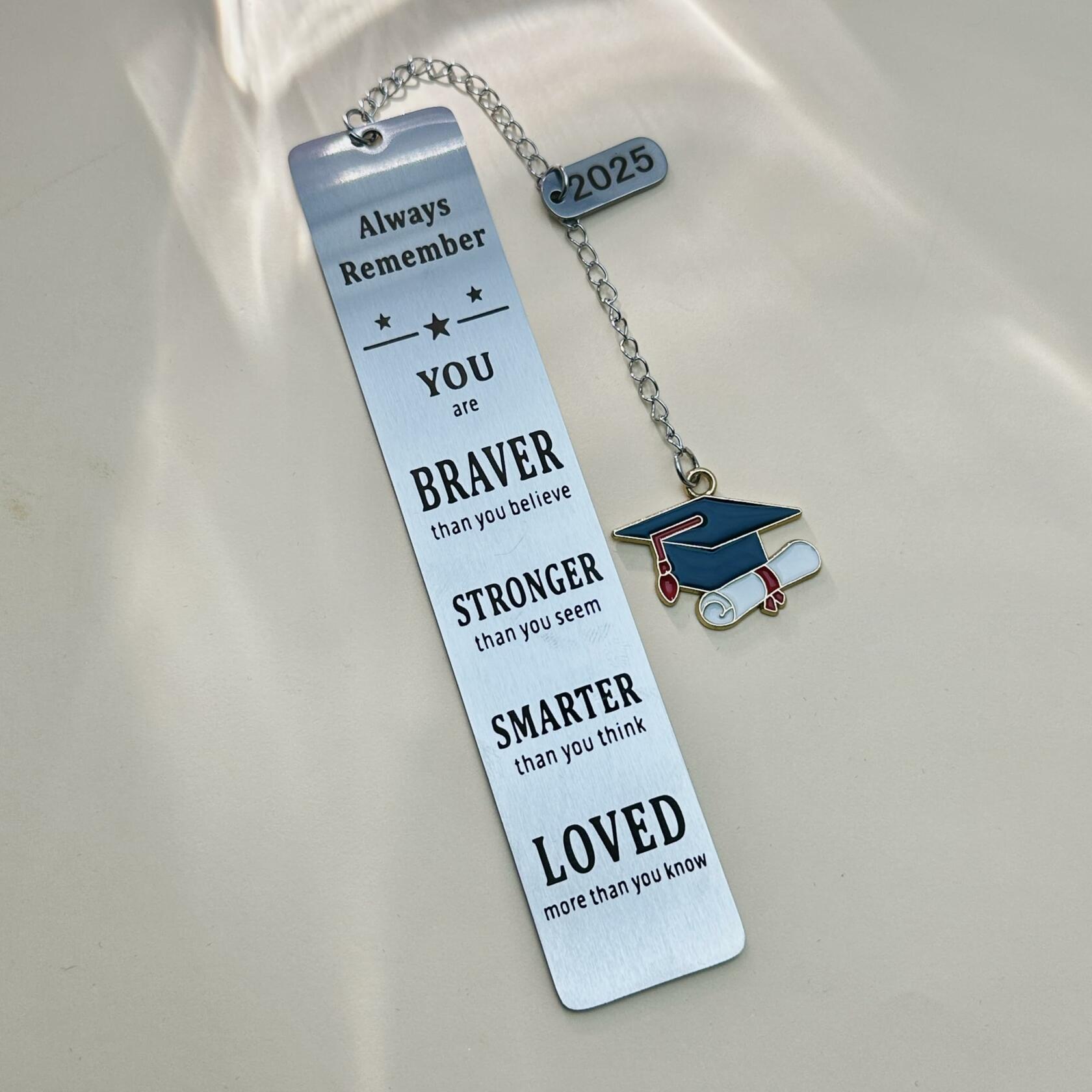 LovizoL Class of 2025 Graduation Bookmark Inspirational Christian Gift