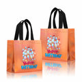 cabzymx Birthday Gift Bags with Handles Yellow Balloons Pattern 18 Pc Small