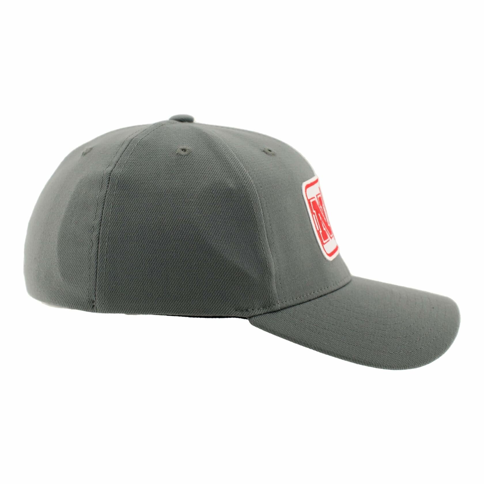 ZHATS Men's NCAA Officially Licensed Fitted Hat ZH Patch Gray Size L
