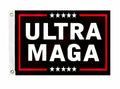 Trump 2024 Ultra MAGA Boat Nautical Flag 12x18in 220D Nylon Vivid Color