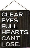 ELEtina Rustic Wooden Sign Friday Night Lights Quote 8x12 inch