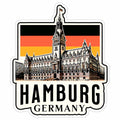 Hamburg Germany Travel Sticker 4 Inch Waterproof Vinyl Decal Durable