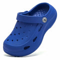 WOUEOI Toddler Garden Shoes Cartoon Slides Sandals Clogs Sapphire Size 9