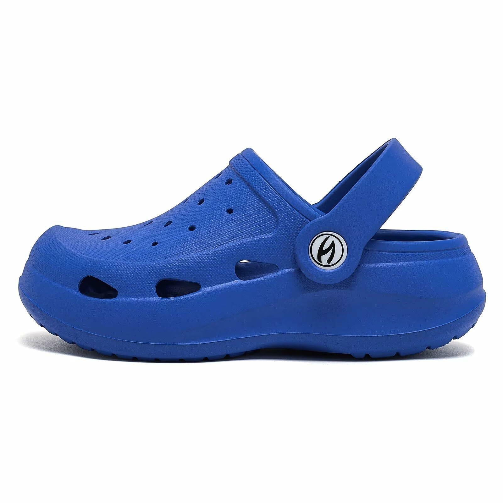 WOUEOI Toddler Garden Shoes Cartoon Slides Sandals Clogs Sapphire Size 9