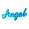 Cute Fashion Big Letters Sequins Patch Angel Girl Bling Iron On Sew On