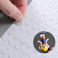 Adhesive Stick Dots Two-Sided Mounting Putty 0.4"x0.4" 700pcs Clear