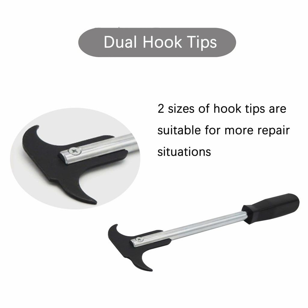 Jalnatee Seal Puller Dual Hook Tips Remove Oil Grease Seals Cars SUVs