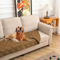 fuguitex Waterproof Reversible Dog Blanket Small 30x53 Brown Size 30x53