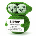 LEJIAJINW Handmade Mini Peas Gift for Sister Best Friend Cute Valentine