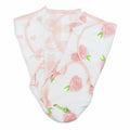 Ziggy Baby Swaddle Blanket Adjustable Wrap 3Pack Pink Peony Heart Plaid Size S/M