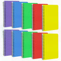 Fantasyon Spiral Memo Books 3x5in Lined 50 Sheets 10 Pack A7-Morandi